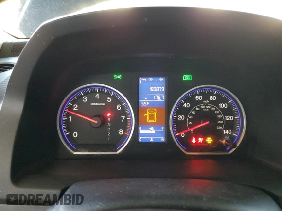 2011 Honda CR-V EX-L with VIN 5J6RE3H75BL036872, listed as a Copart auction lot 46544685 with 180,879 mi miles and Salvage Title. Bid and sale history available at carsss.com. Image 9.