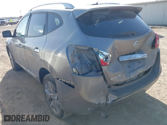 2013 Nissan Rogue S with VIN JN8AS5MT0DW532615, listed as a IAAI auction lot 41753194 with 161,910 mi miles and . Bid and sale history available at DreamBid. Image 3.