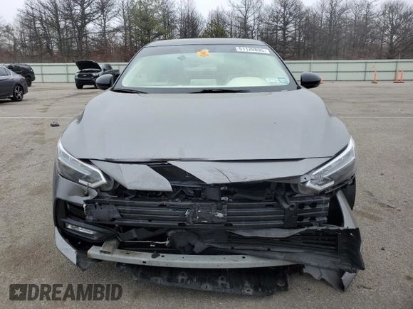 2022 Nissan Sentra SR with VIN 3N1AB8DV6NY262432, listed as a Copart auction lot 51120895 with Not Provided miles and Salvage Title. Bid and sale history available at carsss.com. Image 5.