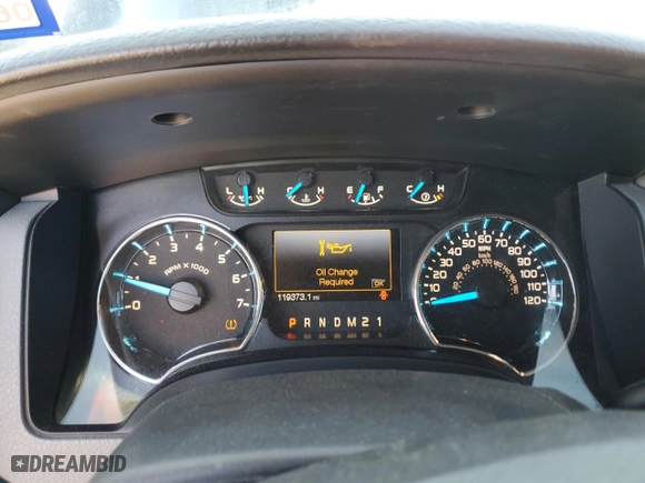 2013 Ford F-150 XL with VIN 1FTFW1CT4DKF84367, listed as a Copart auction lot 45874535 with 119,373 mi miles and Clean Title. Bid and sale history available at carsss.com. Image 9.