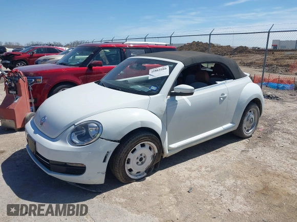 2015 Volkswagen Beetle 1.8T w/Tech with VIN 3VW517AT9FM810122, listed as a IAAI auction lot 41815980 with 72,420 mi miles and . Bid and sale history available at DreamBid. Image 2.