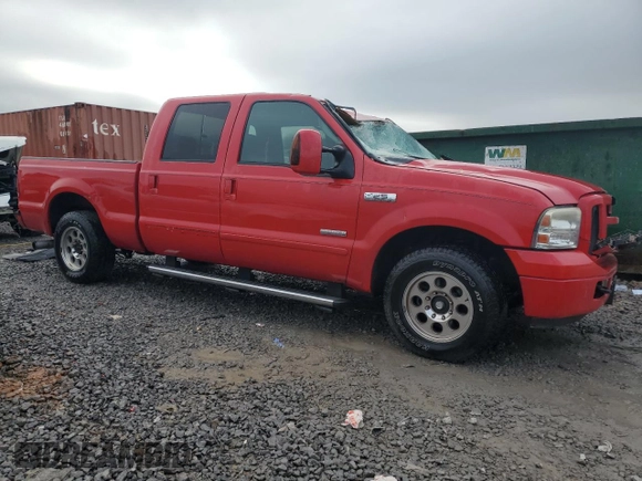 2006 Ford Super Duty F-250 XL with VIN 1FTSW20P36EA35904, listed as a Copart auction lot 43701275 with 204,676 mi miles and Salvage Title. Bid and sale history available at carsss.com. Image 4.