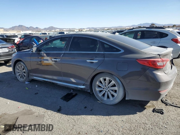 2017 Hyundai Sonata Sport with VIN 5NPE34AF6HH543634, listed as a Copart auction lot 44076185 with 110,695 mi miles and Salvage Title. Bid and sale history available at carsss.com. Image 2.
