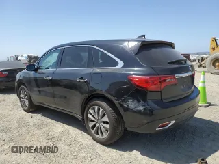 2015 Acura MDX Technology with VIN 5FRYD4H4XFB030038, listed as a Copart auction lot 59396725 with 93,858 mi miles and Salvage title. Bid and sale history available at DreamBid. Image 2.