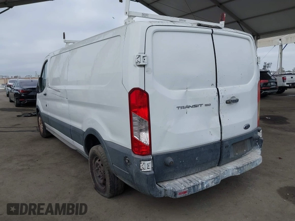 2016 Ford Transit Cargo with VIN 1FTYE9ZM9GKA01015, listed as a IAAI auction lot 42533387 with 186,555 mi miles and . Bid and sale history available at DreamBid. Image 3.
