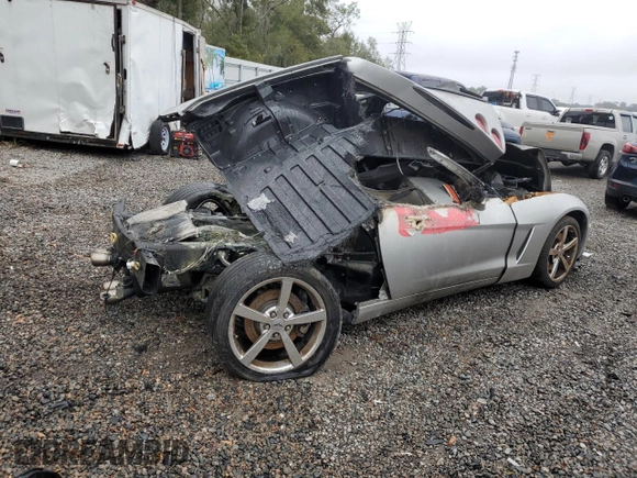2008 Chevrolet Corvette with VIN 1G1YY26W185121761, listed as a Copart auction lot 88149955 with 0 mi miles and Non Repairable. Bid and sale history available at carsss.com. Image 3.
