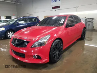 2013 Infiniti G37 x with VIN JN1CV6AR6DM350782, listed as a Copart auction lot 49003065 with 98,757 mi miles and Salvage Title. Bid and sale history available at carsss.com. Image 1.