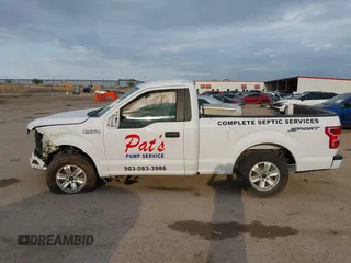 2018 Ford F-150 XL with VIN 1FTMF1CB7JKC69637, listed as a IAAI auction lot 41881356 with 1 mi miles. Bid and sale history available at carsss.com. Image 15.