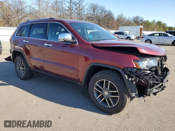 2018 Jeep Grand Cherokee Limited with VIN 1C4RJFBG7JC259893, listed as a Copart auction lot 50952795 with 95,141 mi miles and Salvage Title. Bid and sale history available at carsss.com. Image 4.