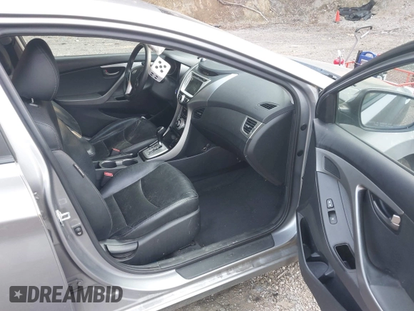 2012 Hyundai Elantra Limited with VIN KMHDH4AE0CU374001, listed as a IAAI auction lot 42394880 with 99,282 mi miles and . Bid and sale history available at DreamBid. Image 5.