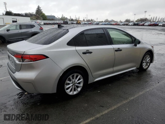 2020 Toyota Corolla LE with VIN JTDVPRAEXLJ074010, listed as a Copart auction lot 45148624 with 68,934 mi miles and Non Repairable. Bid and sale history available at carsss.com. Image 3.