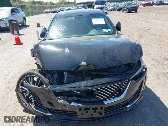 2024 Cadillac CT5 Premium Luxury with VIN 1G6DT5RK2R0131439, listed as a IAAI auction lot 42129787 with 1,801 mi miles and . Bid and sale history available at DreamBid. Image 12.
