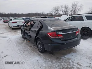 2015 Honda Civic LX with VIN 2HGFB2F5XFH556342, listed as a IAAI auction lot 41307202 with 77,159 mi miles and . Bid and sale history available at DreamBid. Image 3.