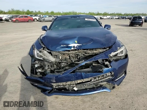 2017 Infiniti Q60 Sport with VIN JN1EV7EK4HM362673, listed as a Copart auction lot 50077315 with 82,992 mi miles and Salvage Title. Bid and sale history available at DreamBid. Image 11.