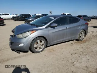 2013 Hyundai Elantra GLS with VIN KMHDH4AE8DU964979, listed as a Copart auction lot 53280055 with 175,977 mi miles and Salvage title. Bid and sale history available at DreamBid. Image 1.