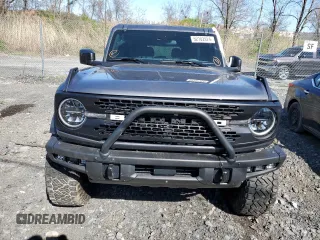 2022 Ford Bronco with VIN 1FMDE5AH5NLB19801, listed as a Copart auction lot 50160135 with 7,759 mi miles and Salvage Title. Bid and sale history available at carsss.com. Image 5.