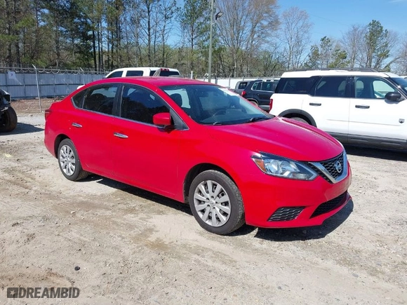 2017 Nissan Sentra SV with VIN 3N1AB7AP8HL664938, listed as a IAAI auction lot 41875816 with 61,822 mi miles. Bid and sale history available at carsss.com. Image 1.