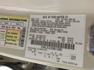 2014 Lincoln MKZ Hybrid с VIN 3LN6L2LU3ER815081, выставлен на аукционе IAAI как лот 42620562 с пробегом 133 377 миль миль и . История ставок и продаж доступна на DreamBid. Изображение 9.