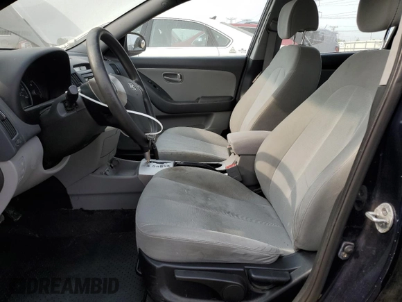 2009 Hyundai Elantra SE with VIN KMHDU46DX9U799312, listed as a Copart auction lot 59078665 with 96,630 mi miles and Salvage title. Bid and sale history available at DreamBid. Image 7.