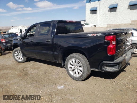 2023 Chevrolet Silverado 1500 Custom with VIN 3GCPDBEK1PG151508, listed as a Copart auction lot 43275795 with Not Provided miles and Salvage Title. Bid and sale history available at DreamBid. Image 2.