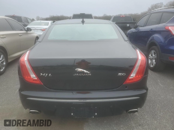 2014 Jaguar XJ with VIN SAJWA2GTXEMV62573, listed as a Copart auction lot 44791745 with Not Provided miles and Salvage Title. Bid and sale history available at DreamBid. Image 6.