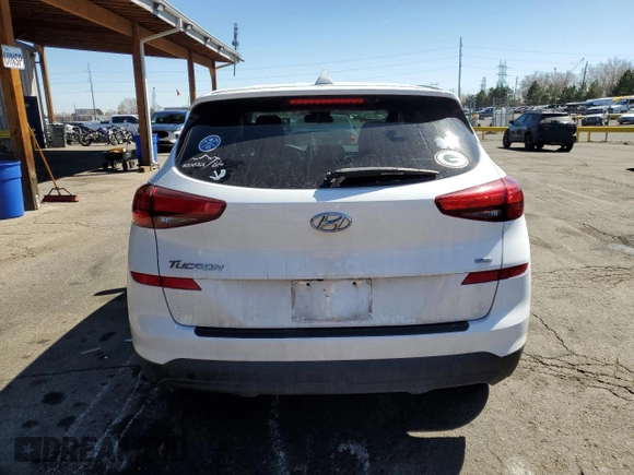 2019 Hyundai Tucson SE with VIN KM8J2CA47KU033909, listed as a Copart auction lot 50746805 with 55,797 mi miles and Salvage Title. Bid and sale history available at carsss.com. Image 6.