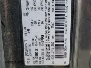 2000 Dodge 1500 z VIN 1B7HF13Z7YJ115816, wystawiony jako Copart lot #84693474 z przebiegiem 189 647 mil mil oraz Szkoda całkowita • Salvage title. Historia ofert i sprzedaży dostępna na DreamBid. Obrazek 12.