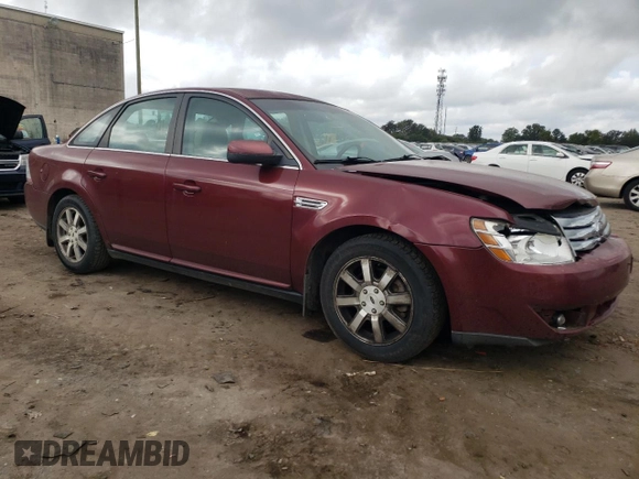 2008 Ford Taurus SEL with VIN 1FAHP24WX8G159335, listed as a Copart auction lot 74106694 with 187,710 mi miles and Salvage Title. Bid and sale history available at carsss.com. Image 4.