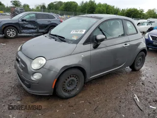 2012 FIAT 500 Pop z VIN 3C3CFFAR4CT365577, wystawiony jako Copart lot #57968185 z przebiegiem 104 332 mil mil oraz Szkoda całkowita • Salvage title. Historia ofert i sprzedaży dostępna na DreamBid. Obrazek 1.
