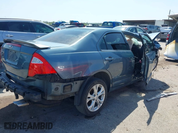 2012 Ford Fusion SE with VIN 3FAHP0HA4CR326969, listed as a IAAI auction lot 41854407 with Not provided miles and . Bid and sale history available at DreamBid. Image 4.