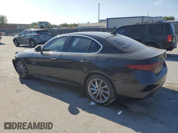 2017 Alfa Romeo Giulia with VIN ZARFAEBNXH7528652, listed as a Copart auction lot 50970735 with 100,631 mi miles and Clean Title. Bid and sale history available at carsss.com. Image 2.