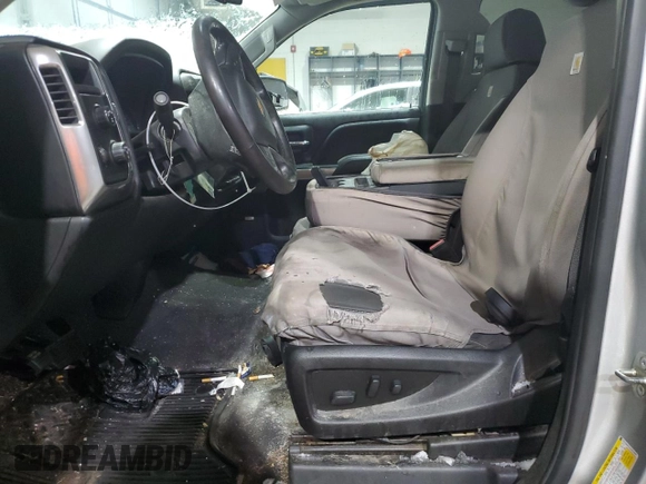 2018 Chevrolet Silverado 1500 LT with VIN 3GCUKREC6JG615006, listed as a Copart auction lot 88089605 with Not Provided miles and Salvage Title. Bid and sale history available at DreamBid. Image 7.