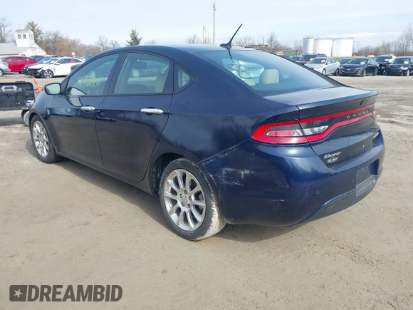 2013 Dodge Dart Limited with VIN 1C3CDFCA1DD226544, listed as a IAAI auction lot 41752501 with 133,475 mi miles. Bid and sale history available at carsss.com. Image 3.