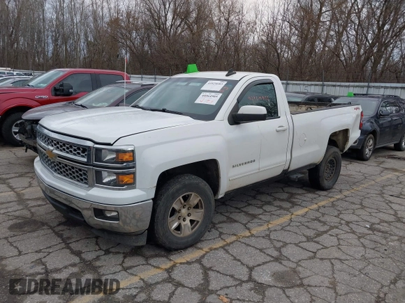 2015 Chevrolet Silverado 1500 LT with VIN 1GCNKRECXFZ414527, listed as a IAAI auction lot 41024683 with 219,673 mi miles. Bid and sale history available at carsss.com. Image 17.