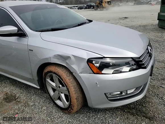 2015 Volkswagen Passat 1.8T Limited Edition with VIN 1VWAT7A31FC115420, listed as a Copart auction lot 48916295 with 111,166 mi miles and Salvage Title. Bid and sale history available at carsss.com. Image 11.