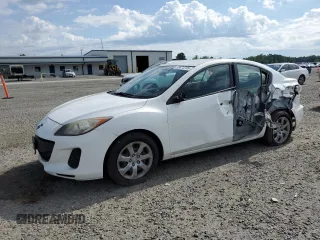 2013 Mazda 3 i SV with VIN JM1BL1TF7D1784909, listed as a Copart auction lot 55674735 with 121,664 mi miles and Salvage title. Bid and sale history available at DreamBid. Image 1.