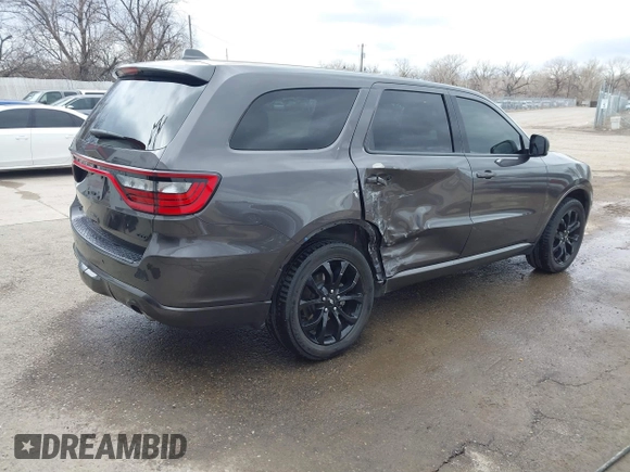 2020 Dodge Durango GT Plus with VIN 1C4RDJDG3LC309117, listed as a IAAI auction lot 41868326 with 72,320 mi miles and . Bid and sale history available at DreamBid. Image 4.