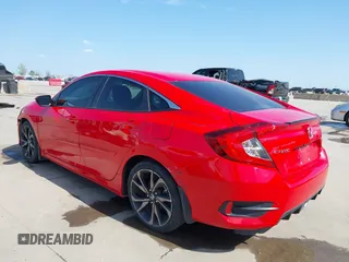2021 Honda Civic Sport with VIN 2HGFC2F85MH509062, listed as a IAAI auction lot 41884858 with 35,337 mi miles and . Bid and sale history available at DreamBid. Image 3.