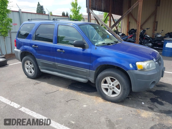 2005 Ford Escape XLT with VIN 1FMYU93195KA35708, listed as a IAAI auction lot 42130239 with 230,920 mi miles. Bid and sale history available at carsss.com. Image 1.