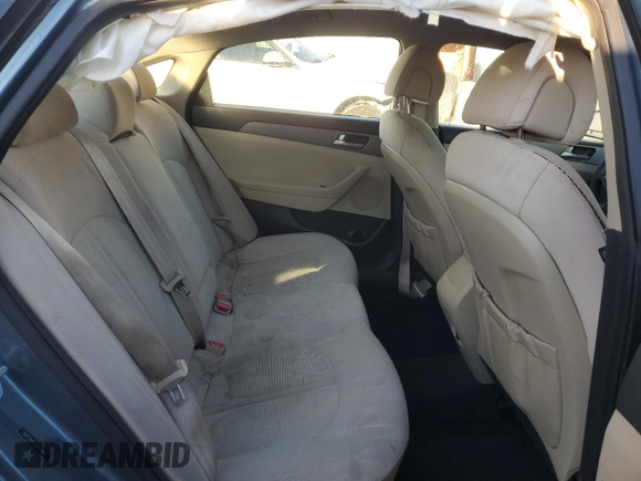 2016 Hyundai Sonata SE with VIN 5NPE24AF2GH265865, listed as a Copart auction lot 46844155 with 138,131 mi miles and Non Repairable. Bid and sale history available at carsss.com. Image 10.