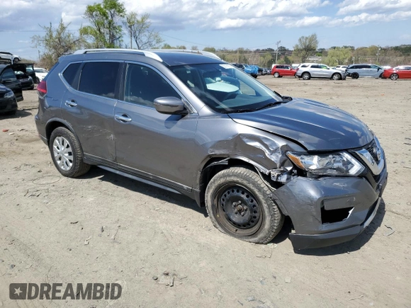 2017 Nissan Rogue SV with VIN KNMAT2MV4HP560393, listed as a Copart auction lot 53114105 with 133,988 mi miles and Salvage Title. Bid and sale history available at carsss.com. Image 4.