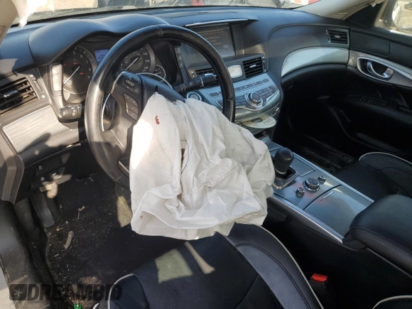 2018 Infiniti Q70 Luxe with VIN JN1BY1PP4JM330456, listed as a Copart auction lot 85368714 with 76,053 mi miles and Salvage title. Bid and sale history available at DreamBid. Image 8.
