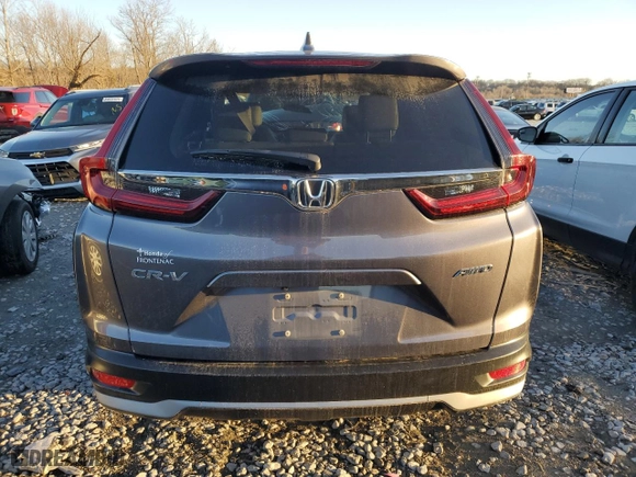 2021 Honda CR-V EX-L with VIN 7FARW2H83ME016376, listed as a Copart auction lot 83753834 with 76,286 mi miles and Salvage Title. Bid and sale history available at carsss.com. Image 6.