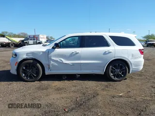2022 Dodge Durango GT Plus with VIN 1C4RDHDG3NC187175, listed as a IAAI auction lot 41560375 with 6,884 mi miles and . Bid and sale history available at DreamBid. Image 6.