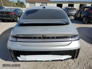 2024 Hyundai IONIQ 6 Limited with VIN KMHM54AC6RA058295, listed as a Copart auction lot 75191214 with 0 mi miles and Salvage Title. Bid and sale history available at carsss.com. Image 6.