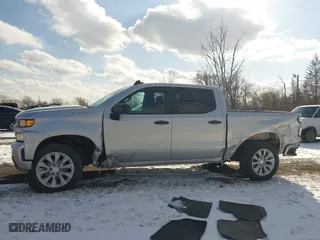 2021 Chevrolet Silverado 1500 Custom with VIN 3GCPYBEK3MG279832, listed as a IAAI auction lot 41510526 with 47,967 mi miles. Bid and sale history available at carsss.com. Image 14.