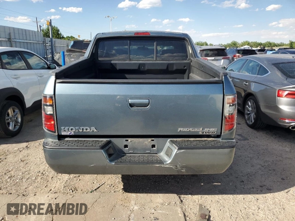 2007 Honda Ridgeline RTS with VIN 2HJYK16417H506015, listed as a Copart auction lot 61564514 with 160,944 mi miles and Clean Title. Bid and sale history available at carsss.com. Image 6.