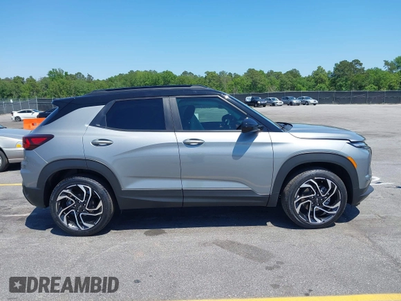 2025 Chevrolet TrailBlazer RS with VIN KL79MTSLXSB008647, listed as a IAAI auction lot 42121512 with 6,168 mi miles and . Bid and sale history available at DreamBid. Image 13.