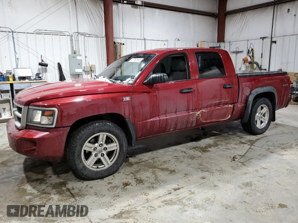 2011 Ram Dakota Bighorn/Lonestar with VIN 1D7RW3GP1BS559516, listed as a Copart auction lot 47710144 with 132,104 mi miles and Salvage Title. Bid and sale history available at carsss.com. Image 1.