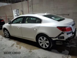 2012 Buick LaCrosse Premium 1 with VIN 1G4GE5E31CF173457, listed as a Copart auction lot 81703704 with 136,844 mi miles and Salvage title. Bid and sale history available at DreamBid. Image 2.